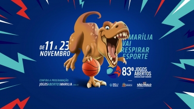 Jogos Abertos do Interior acontece em Marília no período de 11 a 23 de novembro