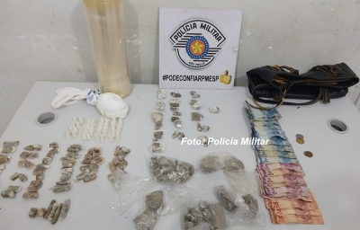 Menor "entrega" traficante e leva PM a apreender grande quantidade de drogas