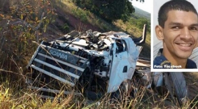 Caminhoneiro de 28 anos morre em grave acidente em rodovia de Goiás