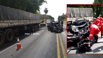 Mariliense morre em grave acidente na BR-153