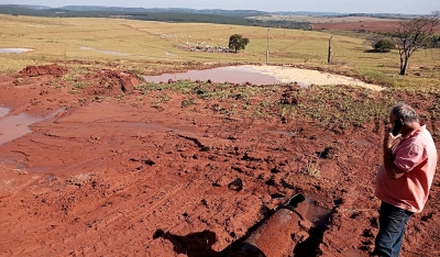 Rio do Peixe: adutora rompe e compromete abastecimento em Marília