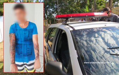 PM prende ex-presidiário acusado de assalto