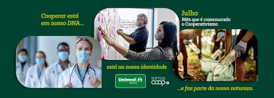 Julho celebra o Dia Internacional do Cooperativismo 