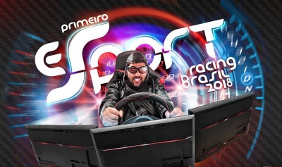 Muita adrenalina! Esmeralda Shopping recebe simulador de carro de corrida