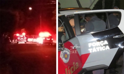 Procurado da justiça agride policiais