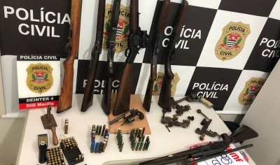 Colecionador de armas é preso em operação da DIG em Marília