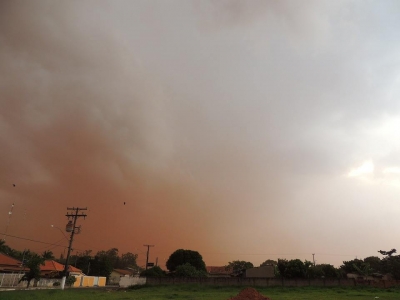 Vendaval atinge a região e causa estragos
