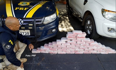 PRF apreende em Marília pasta base de cocaína avaliada em R$ 11 milhões 