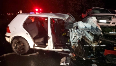 Identificadas as vítimas fatais de acidente em Quintana. Uma delas morava em Marília