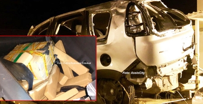 Mulher que transportava droga no carro morre ao fugir de perseguição policial