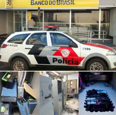 Caixa eletrônico é arrombado na região