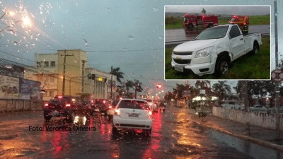 Forte pancada de chuva atinge Marília