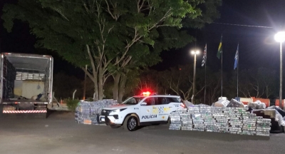 Polícia Rodoviária apreende quase duas toneladas de maconha