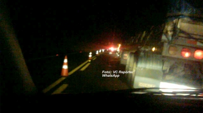 Criança é vítima de grave acidente na BR-153