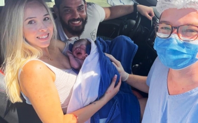 Pressa! Bebê nasce em estacionamento de hospital, na região