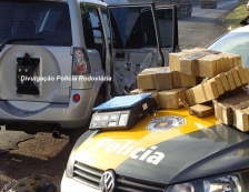 Apreendidos 50 Kg de droga           com mulher na rodovia