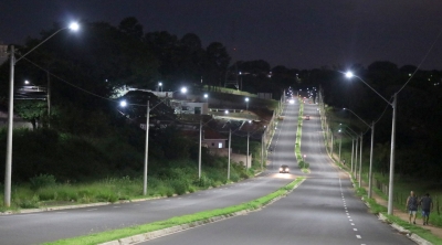 Nova iluminação em LED atinge quase 90% de Marília