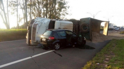 Acidente grave mata uma pessoa e fere passageiros