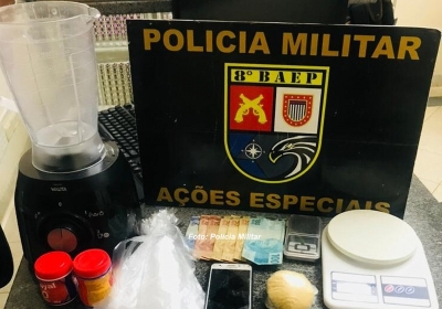 PM prende na região homem que vendia droga "batizada"