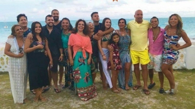 Gretchen reúne a família durante gravações de Reality Show