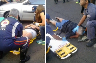 Grave atropelamento é registrado no centro