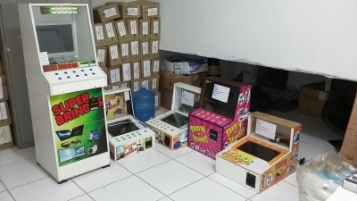 Polícia Civil apreende máquinas caça-níquel