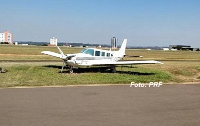Polícia Rodoviária Federal fará leilão de aeronave apreendida