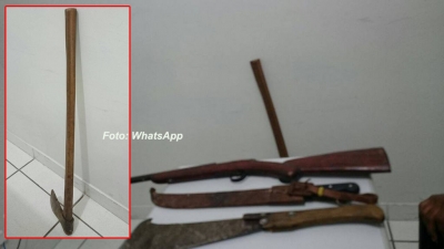 Filha de 8 anos é atingida por faca ao proteger mãe de agressão