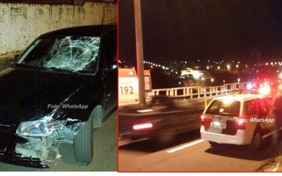 Sábado à noite: rotina de acidentes