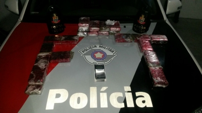 Rapaz é preso com mais de 8 kg de maconha