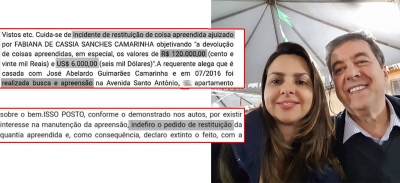 Justiça nega liberação de dinheiro apreendido na casa do ex-deputado Camarinha