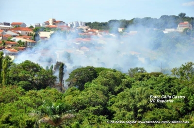 Número de queimadas cresce 55% em Marília