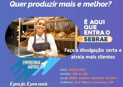 Lutécia terá cursos para pequenos negócios e instalações elétricas
