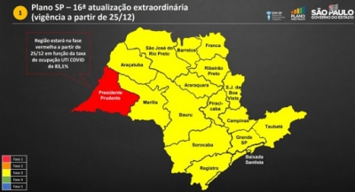 Estado fica na fase Amarela até a próxima quinta-feira