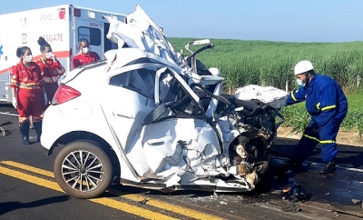 Caminhoneiro mariliense se envolve em grave acidente na BR-153