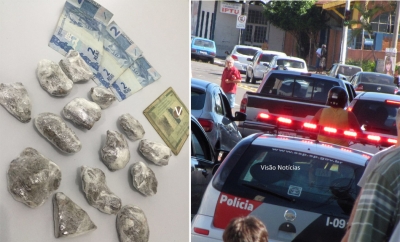 Homem é preso por tráfico no centro de Marília