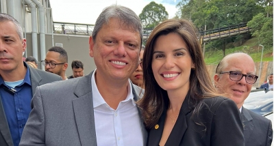 FEICON: Dani Alonso leva Tarcísio de Freitas à encontro com empresários da construção civil