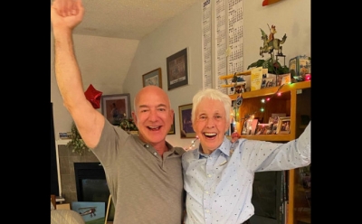 Mulher de 82 anos é escolhida por Jeff Bezos para ir ao espaço 