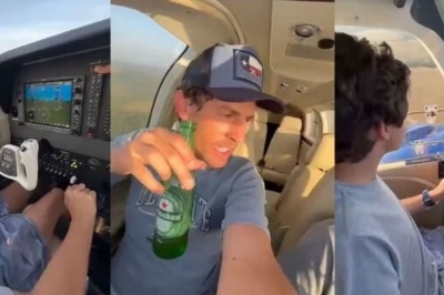 Dias antes de avião cair, fazendeiro se filmou bebendo e com o filho de 12 anos como piloto