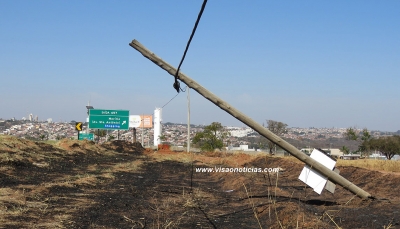 Entrevias soma 177 casos de incêndios às margens da SP-333