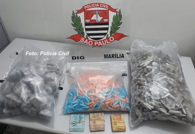 DIG faz operação e apreende grande quantidade de drogas em Marília