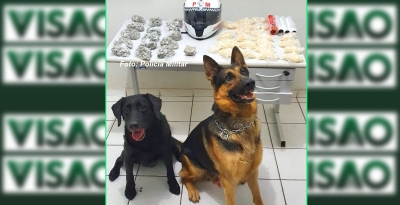 Operação da PM prende acusado de tráfico com muita droga na zona sul