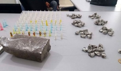 Polícia Militar prende dupla com drogas na zona sul