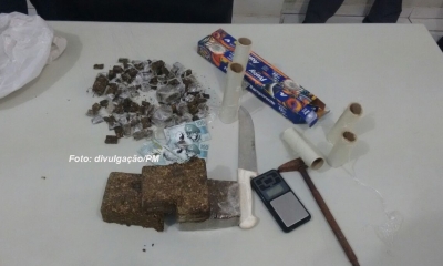 "Operários do tráfico" são detidos durante operação da PM na zona Sul