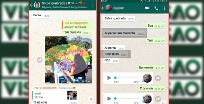 PM descobre "disque drogas" via WhatsApp e detém adolescente 