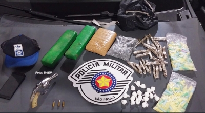 BAEP faz nova operação em Marília e apreende drogas e arma