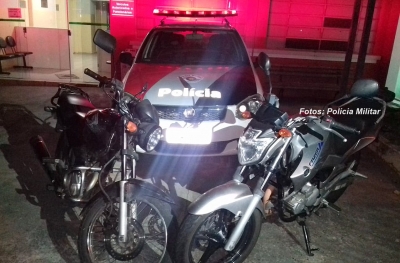 Polícia Militar recupera duas motos furtadas