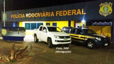 PRF apreende mais uma caminhonete que seria utilizada para o tráfico
