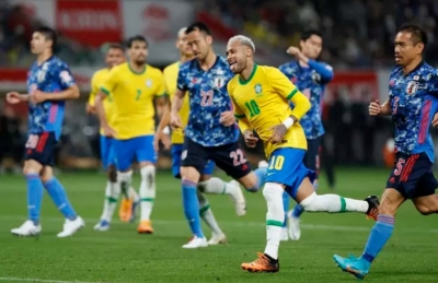 Neymar decide de pênalti, e Brasil vence o Japão em amistoso