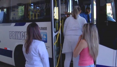 Pompeia monta barreira sanitária em rodoviária durante feriado